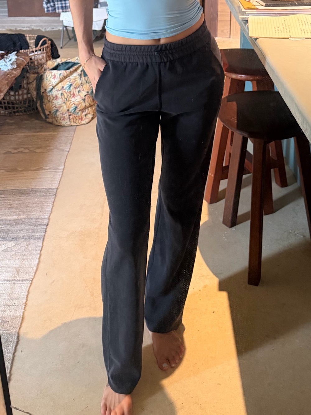 lululemon athletica Men's Black Jogger Pants